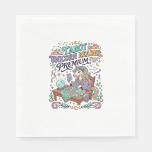 Serviette En Papier Tunique de licorne de Tarot de licorne Lecteur Pre