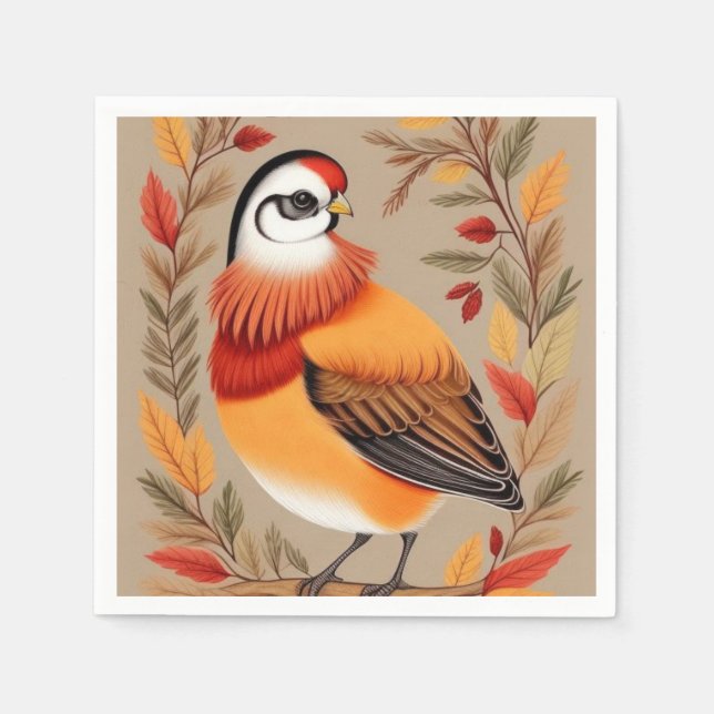 Serviette En Papier Turquie Bird (Devant)