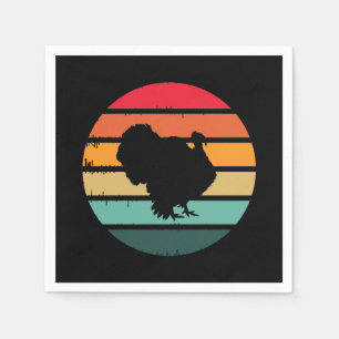 Serviette En Papier Turquie Oiseau Thanksgiving Distressed coucher de