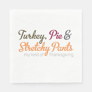 Serviette En Papier Turquie, tarte & Pantalon Stretchy