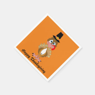 Serviette En Papier Turquie Thanksgiving comique