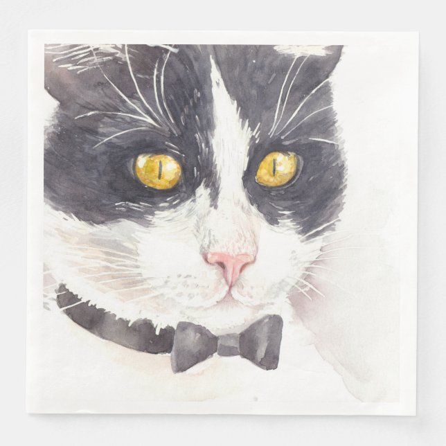 Serviette En Papier Tuxedo (Devant)