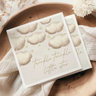 Serviette En Papier Twinkle Little Star Ivory