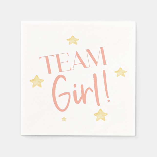 Serviette En Papier Twinkle Little Star Team Boy Blue Gender Reveal (Devant)