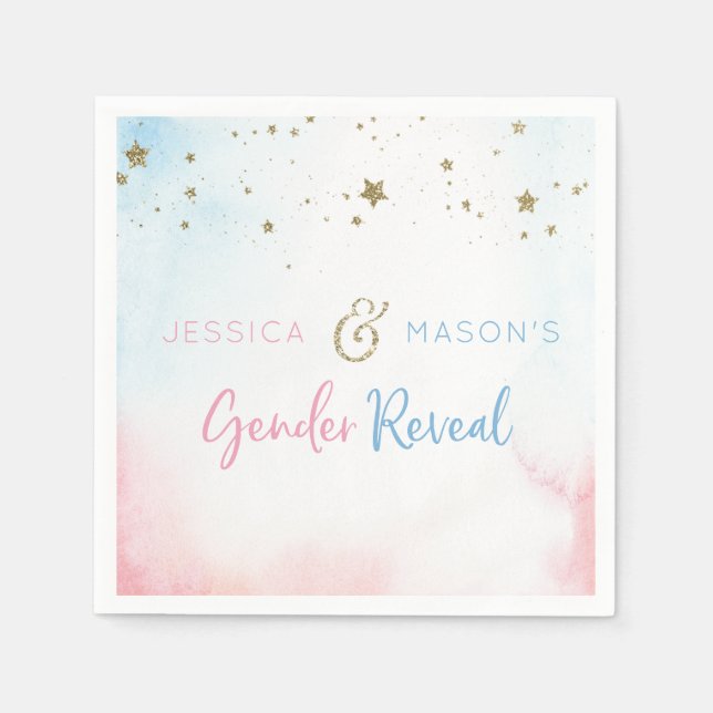 Serviette En Papier Twinkle Twinkle Genre Reveillez Cocktail Napkin (Devant)