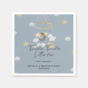 Serviette En Papier Twinkle Twinkle Little Star Boy Baby shower papier