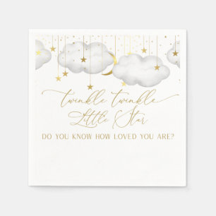 Serviette En Papier Twinkle Twinkle Little Star Napkins, Moon et Star