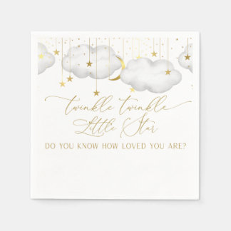 Serviette En Papier Twinkle Twinkle Little Star Napkins, Moon et Star