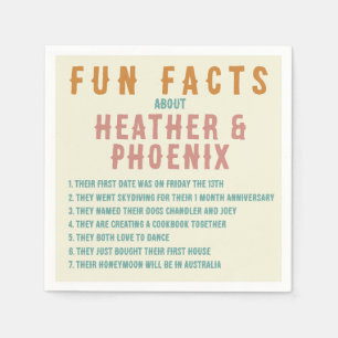 Serviette En Papier Typographie en gras rétro Fun Fun Fun Fun