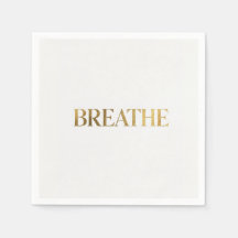 Typographie minimaliste avec le mot or respirer