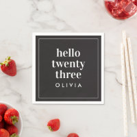 Typographie moderne noir blanc 21 anniversaire pho