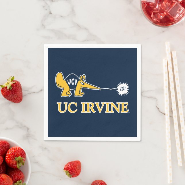 Serviette En Papier UC Irvine | UCI Anteaters Zot! (En situation)