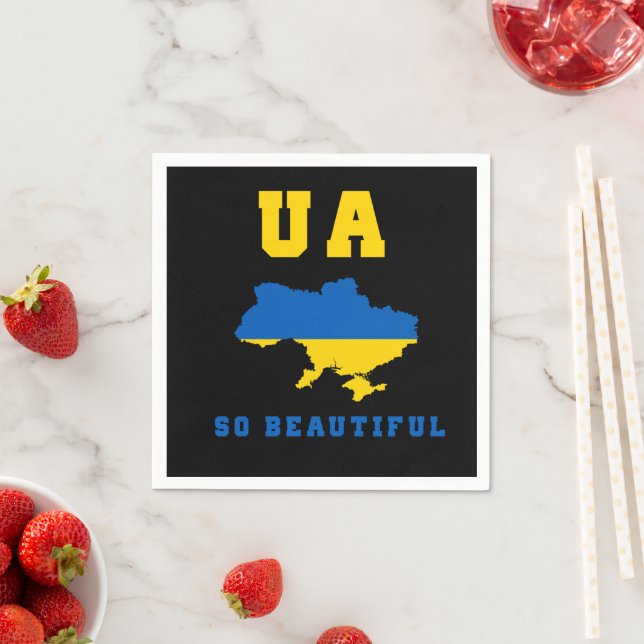 Serviette En Papier Ukraine (En situation)