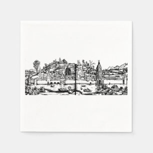 Serviette En Papier Ulm ville de Bade-Wurtemberg en Allemagne