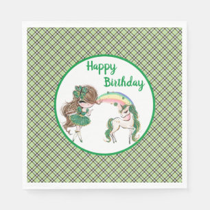 Serviette En Papier Un anniversaire irlandais