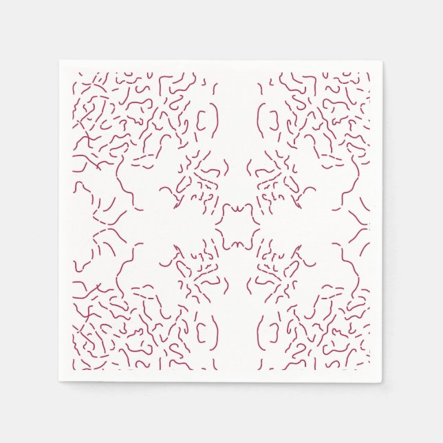 Serviette En Papier un arrière - plan blanc avec beaucoup de lignes ro (Devant)