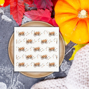 Serviette En Papier Un Baby shower D'Automne Un Peu Citrouille Neutre 