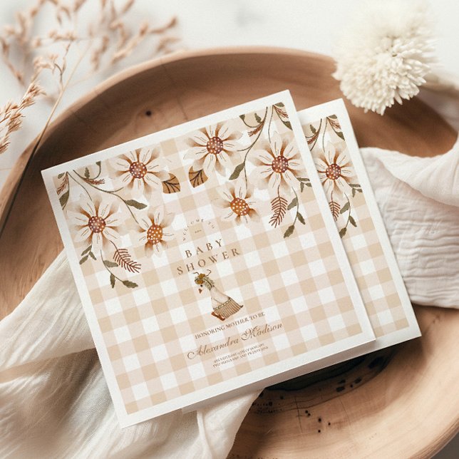 Serviette En Papier Un Baby shower idiot d'oie (Créateur téléchargé)