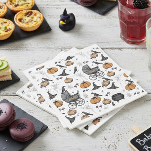 Serviette En Papier Un bébé brasse blanc Victorien Porte bébé