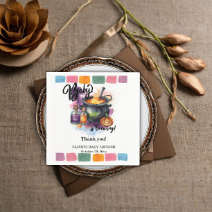 Serviette En Papier Un Bébé est en train de brasser   Baby shower d'Ha