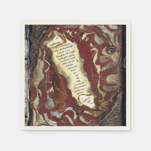 Serviette En Papier Un cauchemar (Devant)