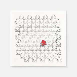 Serviette En Papier Un dans 110 - sensibilisation sur l'autisme