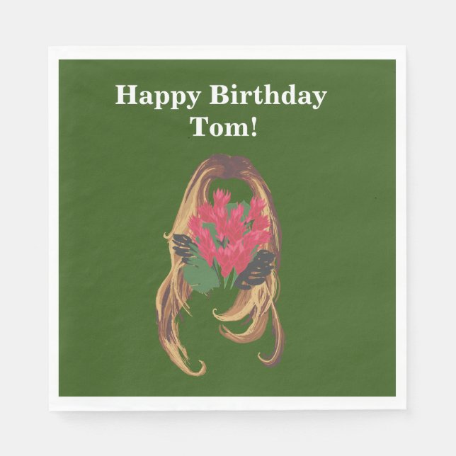 Serviette En Papier Un Esprit De Charme (Devant)