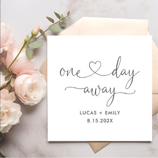 Serviette En Papier Un Jour De Dîner De Répétition Mariage