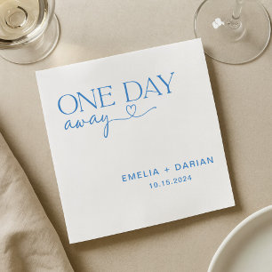 Serviette En Papier Un Jour De Dîner De Répétition Mariage