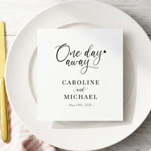 Serviette En Papier Un Jour De Répétition Dîner Élégant Moderne