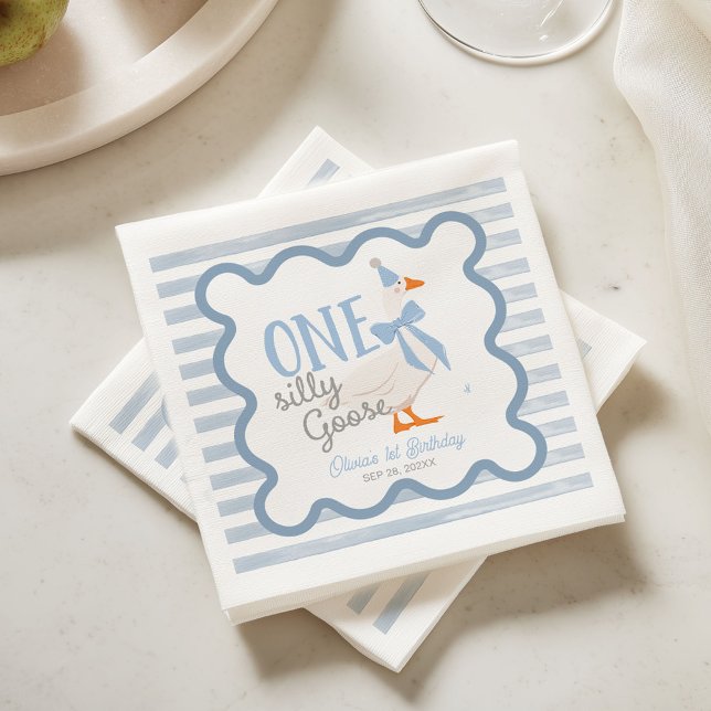 Serviette En Papier Un joyeux anniversaire pour un garçon de 1 an, One (Créateur téléchargé)