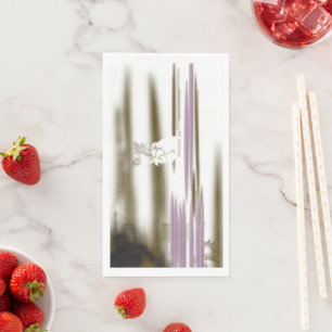 Serviette En Papier Un lac immaculé niché au milieu d'une montagne enn