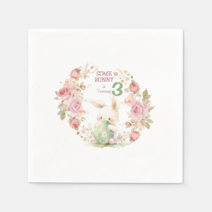 Serviette En Papier Un lapin devient un