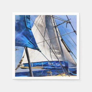 Serviette En Papier Un marin Est Un Artiste Et Son Moyen Le Vent