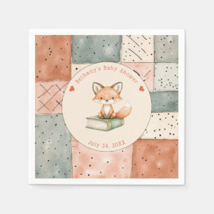 Serviette En Papier Un nouveau chapitre commence le Baby shower Storyb