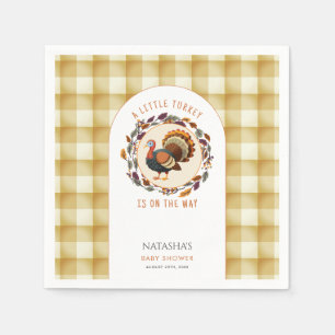 Serviette En Papier Un petit Baby shower d'automne d'Action de grâces