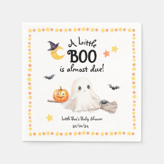 Serviette En Papier Un petit Baby shower d'Halloween de Boo Napkin