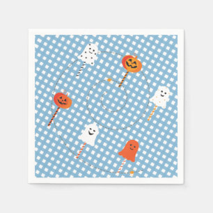 Serviette En Papier Un petit Boo est dû aux sucettes fantômes à carrea