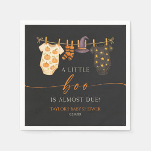Serviette En Papier Un petit boo est presque arrivé ! Baby Shower Hall