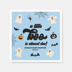 Serviette En Papier Un Petit Boo Est Presque Attendu ! Baby shower d'H