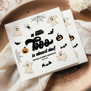 Serviette En Papier Un petit Boo est presque là ! Baby Shower Hallowee