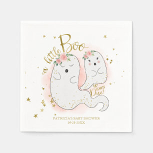 Serviette En Papier Un Petit Boo Joli Baby shower Fille Halloween