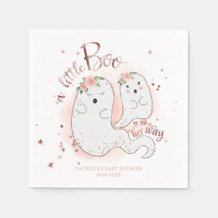 Serviette En Papier Un Petit Boo Joli Baby shower Fille Halloween