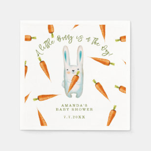 Serviette En Papier Un petit lapin est en route ! Baby shower