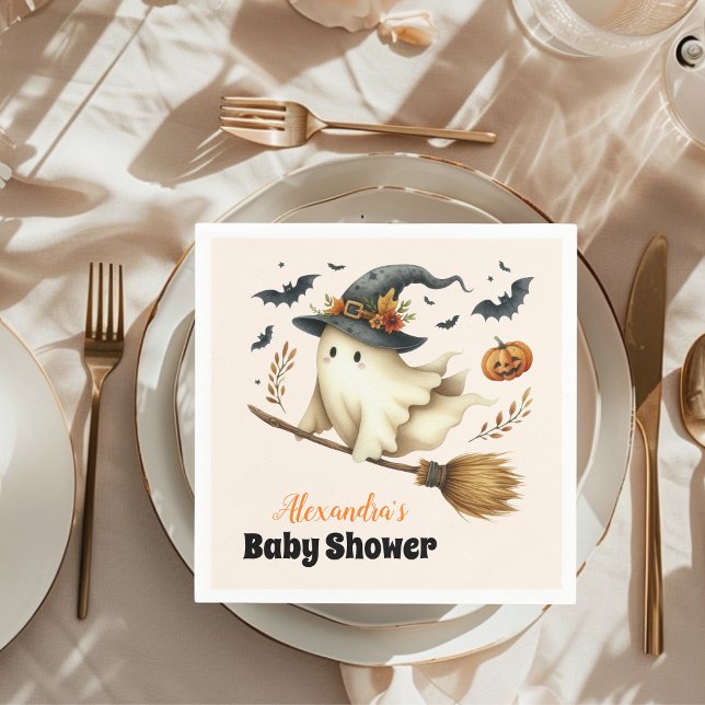 Serviette En Papier Un petit livre est presque dû Baby shower d'Hallow (Créateur téléchargé)