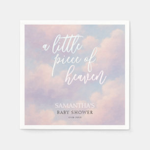 Serviette En Papier Un petit morceau de Baby shower du Ciel minimalist