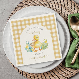 Serviette En Papier Un peu de canard est sur le chemin Baby shower de