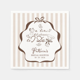 Serviette En Papier Un peu plus près Espresso Martini Enterrement de v