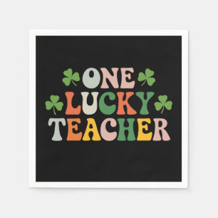 Serviette En Papier Un professeur chanceux enseignant la Saint-Patrick