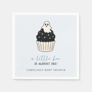 Serviette En Papier Un thème Halloween Un Petit Boo Mignon Fantôme Ble